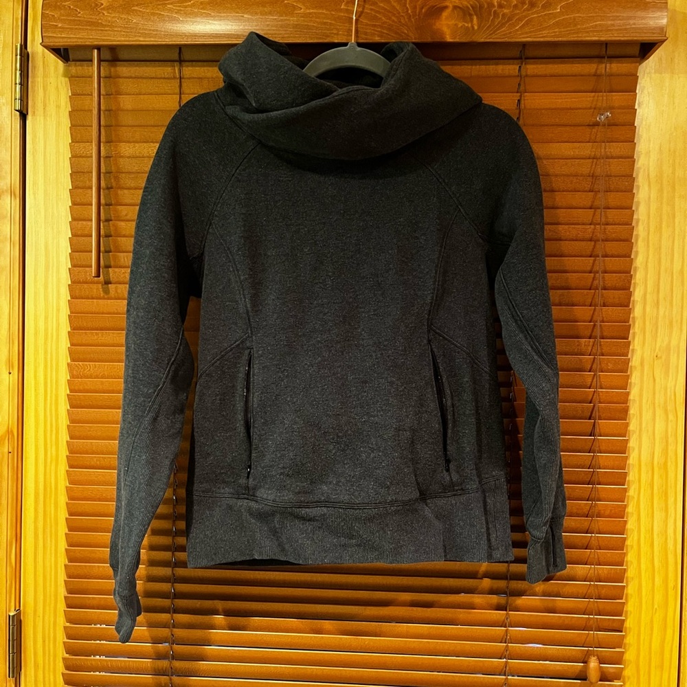 lululemon athletica Charcoal Cowl Neck Sweater